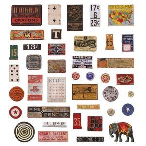 Tim Holtz Junk Drawer ephemera pack